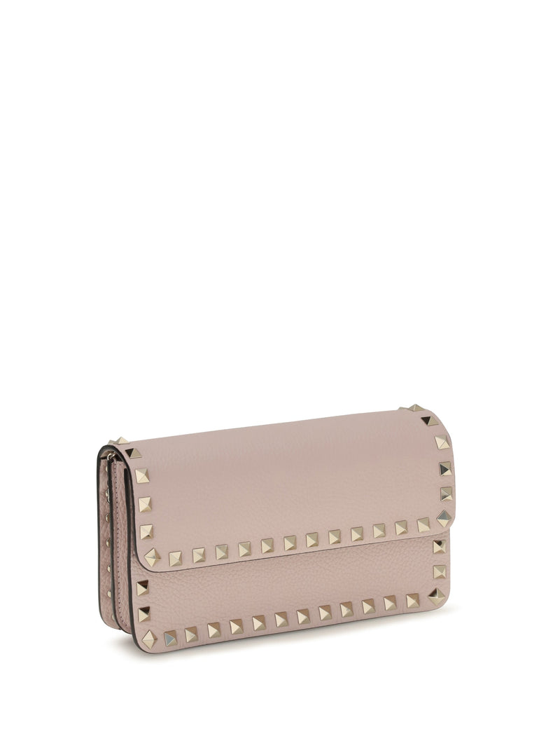 Valentino Garavani Wallet — Pink Calf Leather Bos Taurus