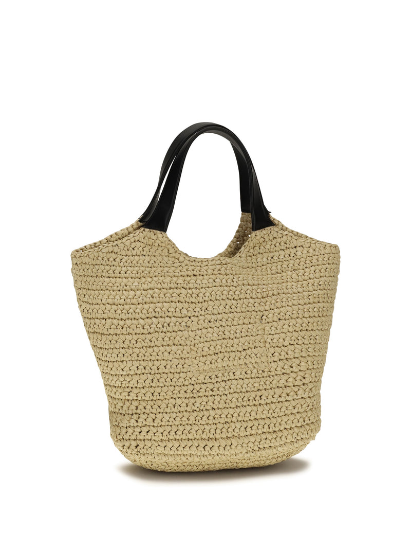 Balmain Paris Shoulder Bag — Beige Viscose