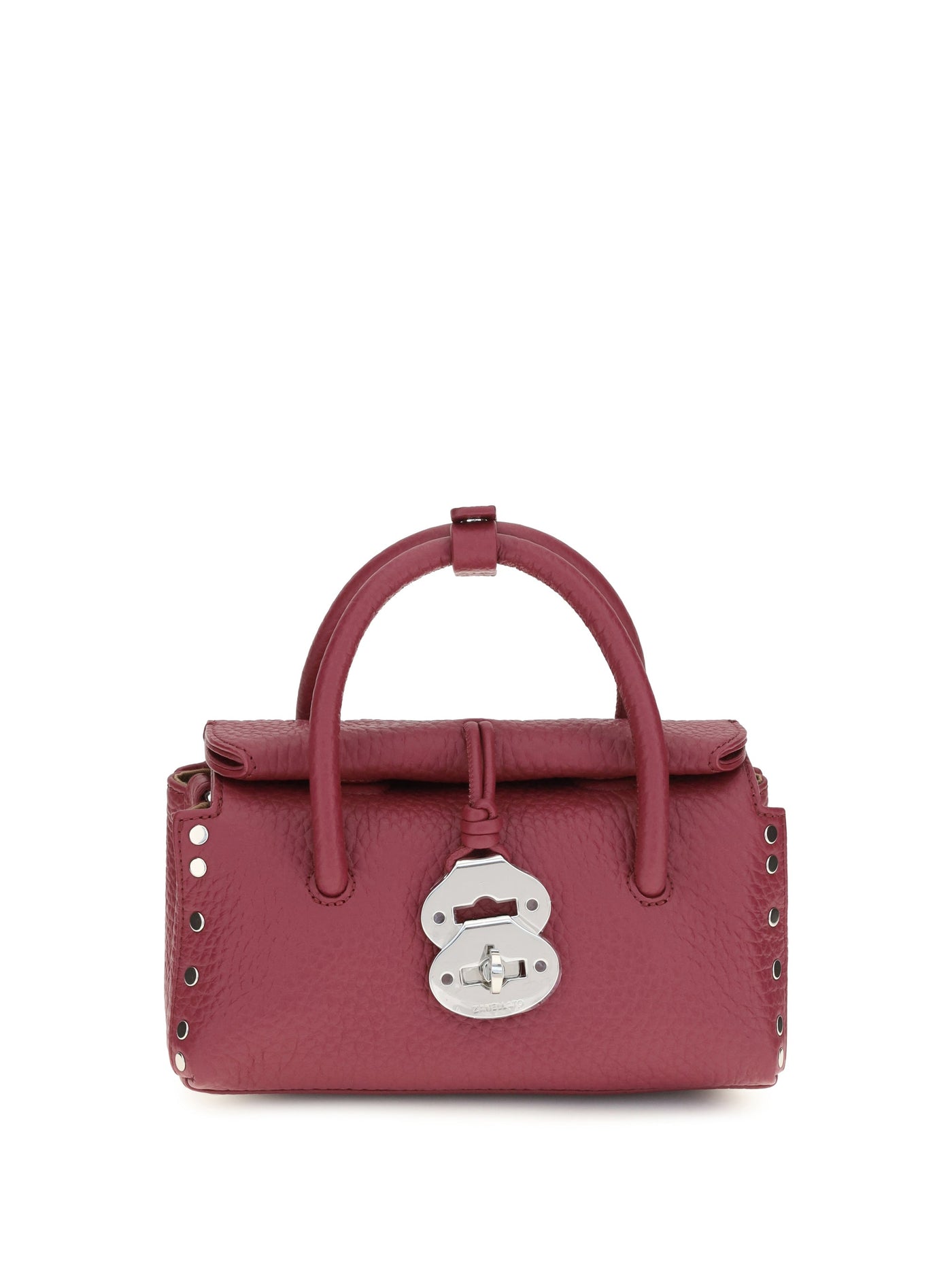 Zanellato Top Handle Bag — Pink Calf Leather Bos Taurus