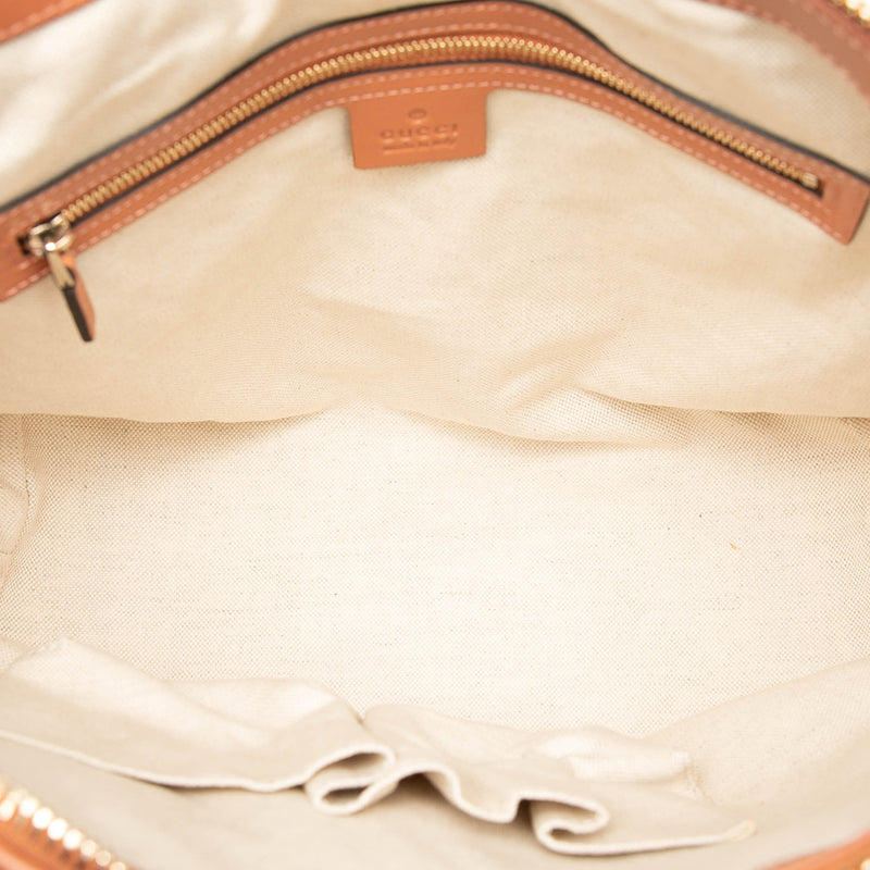 GG Canvas Heart Bit Satchel - Image 4