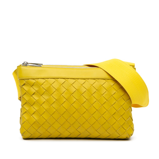 Nappa Intrecciato Duo Crossbody - Image 1