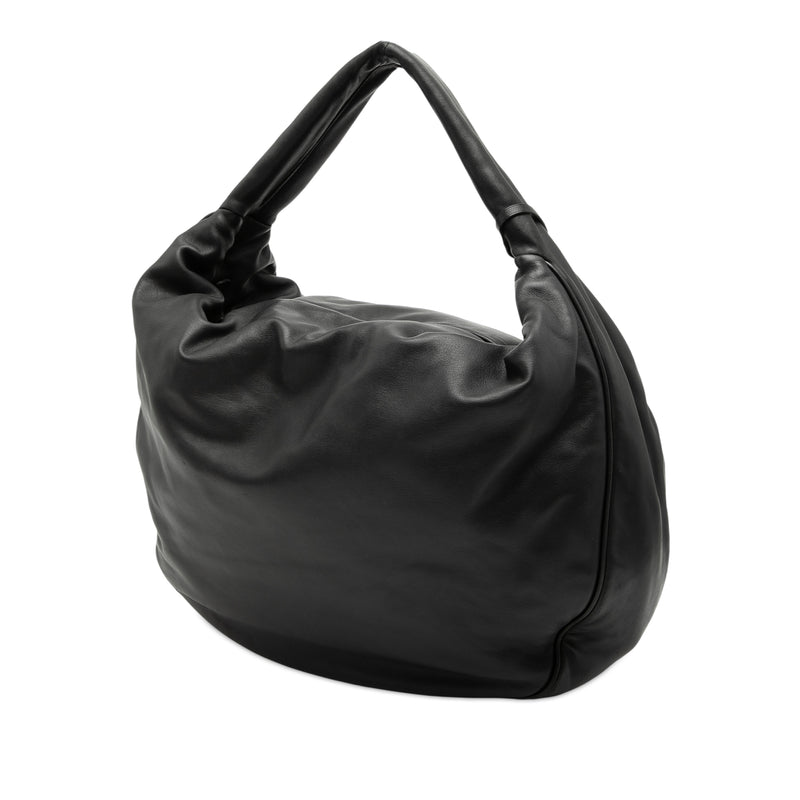 Leather Padlock Calle Hobo - Image 2