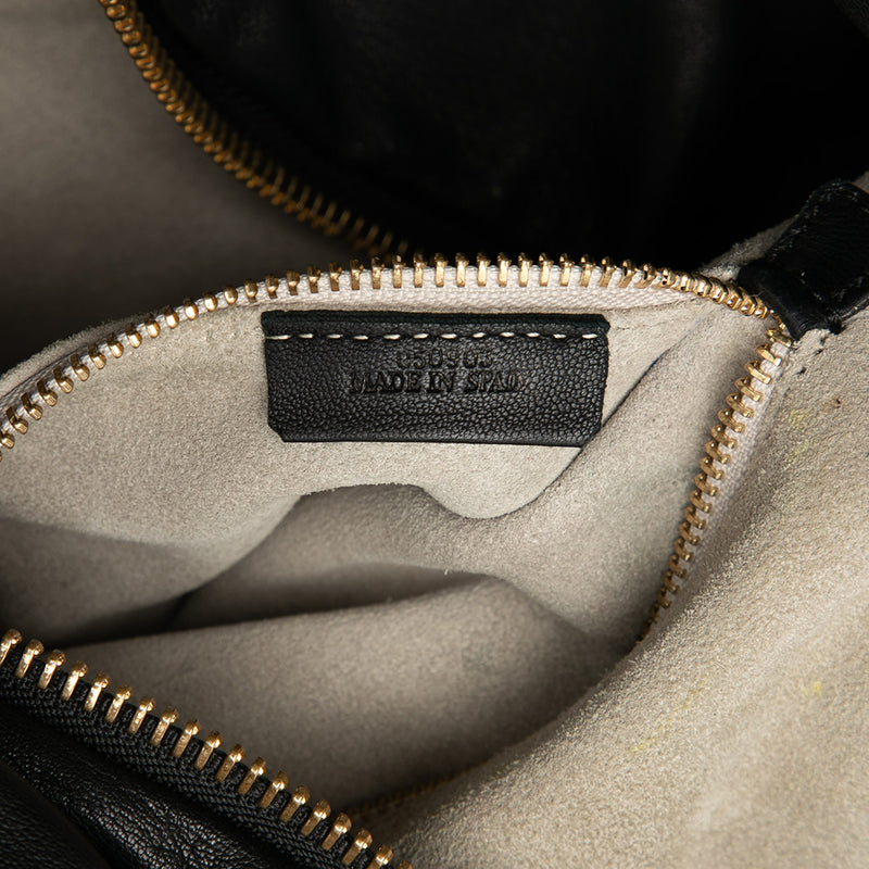 Leather Padlock Calle Hobo - Image 6