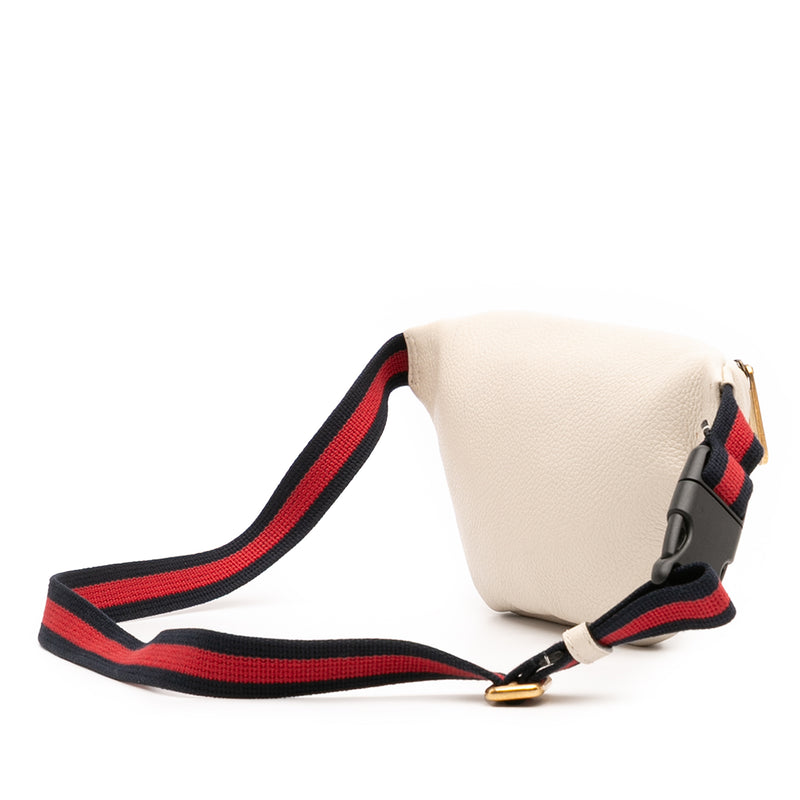 Small Grained Calfskin Logo Belt Bag - Image 2