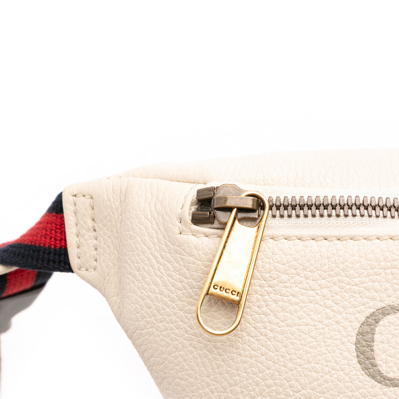 Small Grained Calfskin Logo Belt Bag - Image 7