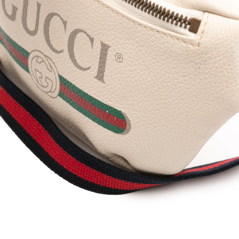 Small Grained Calfskin Logo Belt Bag - Image 8