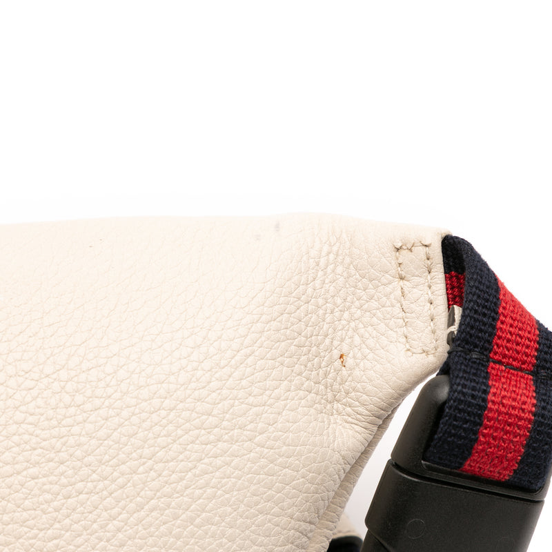 Small Grained Calfskin Logo Belt Bag - Image 9