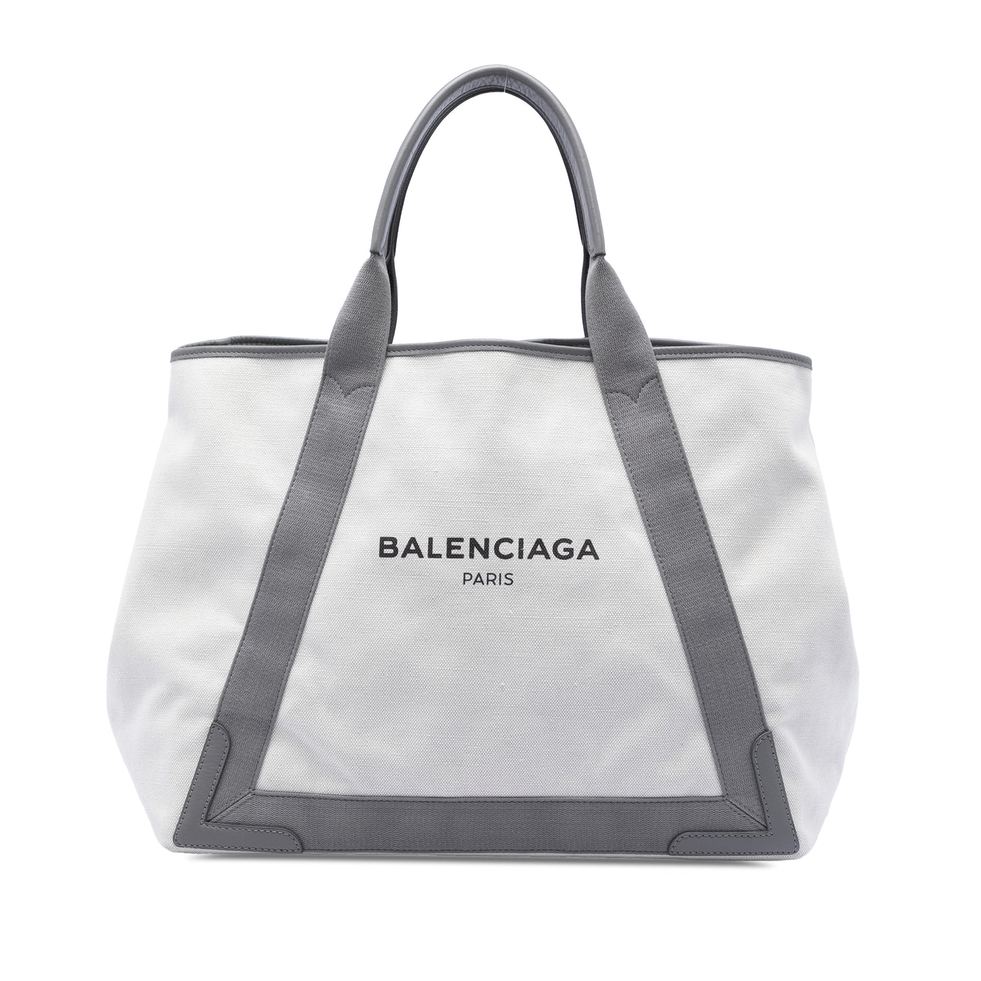 Canvas Navy Cabas Tote M - Image 1