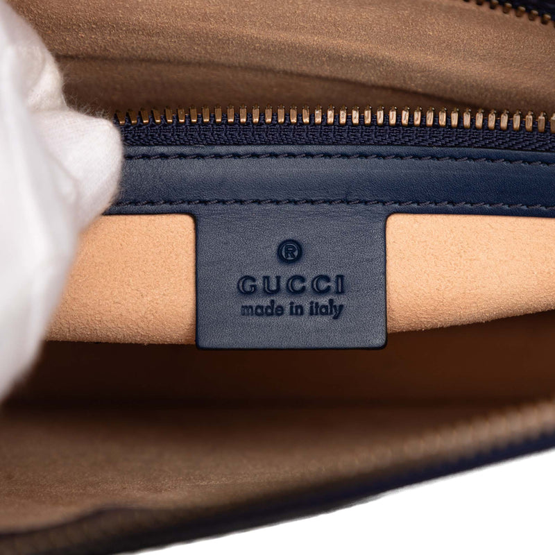 Calfskin Gucci Ghost Clutch - Image 5