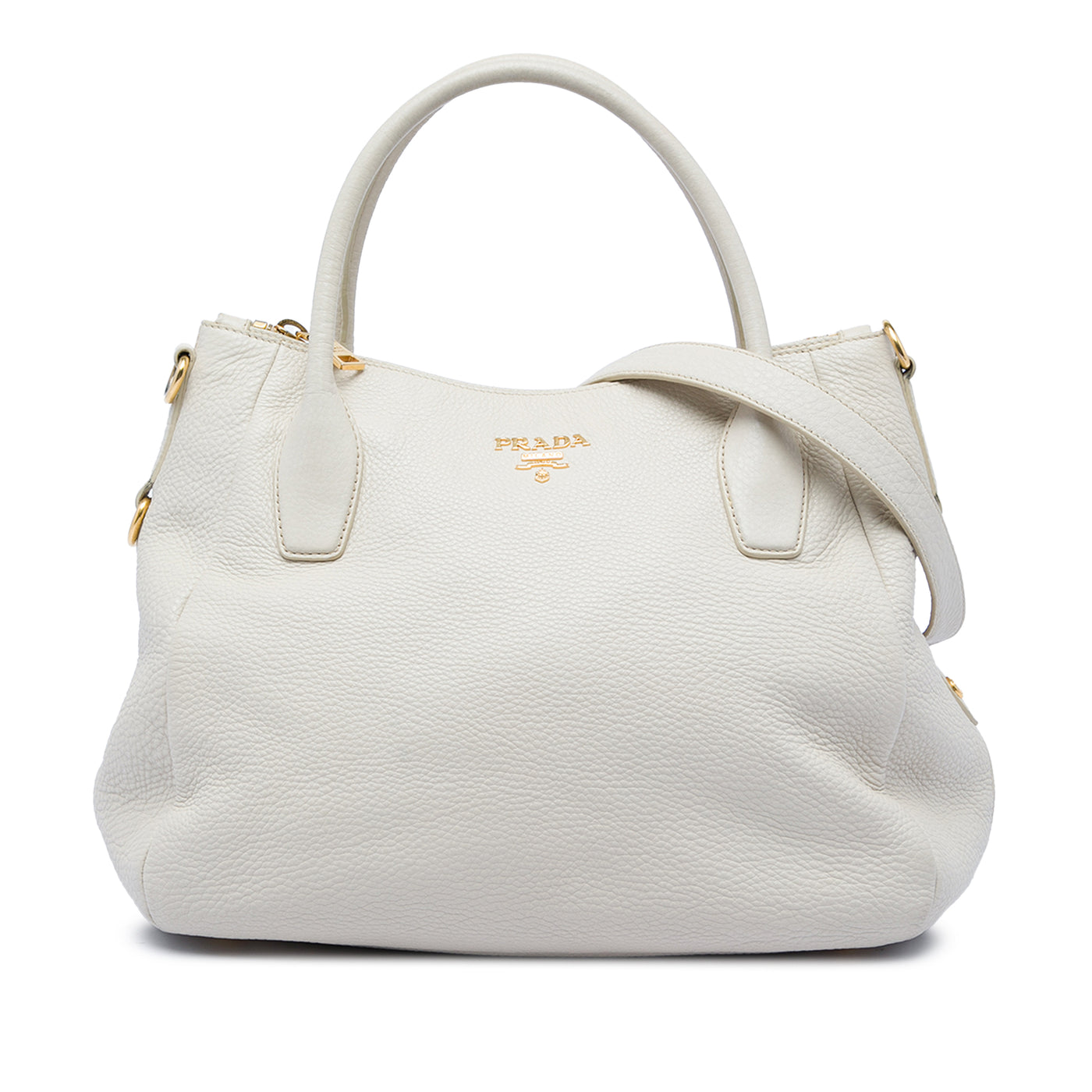 Vitello Daino Zip Top Convertible Tote - Image 1