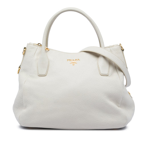 Vitello Daino Zip Top Convertible Tote - Image 1