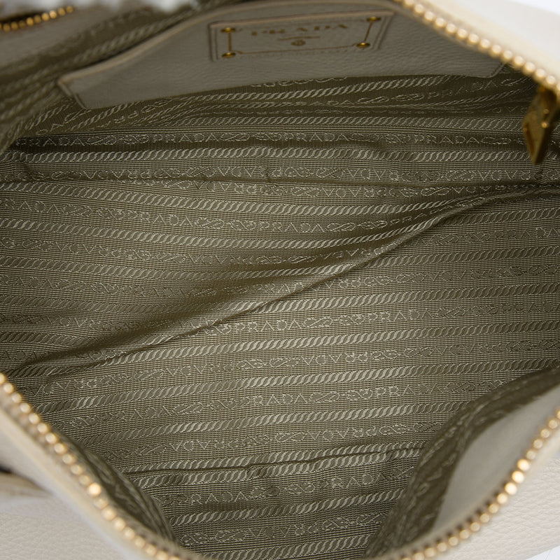 Vitello Daino Zip Top Convertible Tote - Image 4