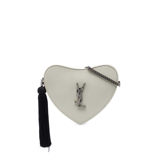 Smooth Calfskin Sac Coeur Heart Tassel Crossbody - Image 1