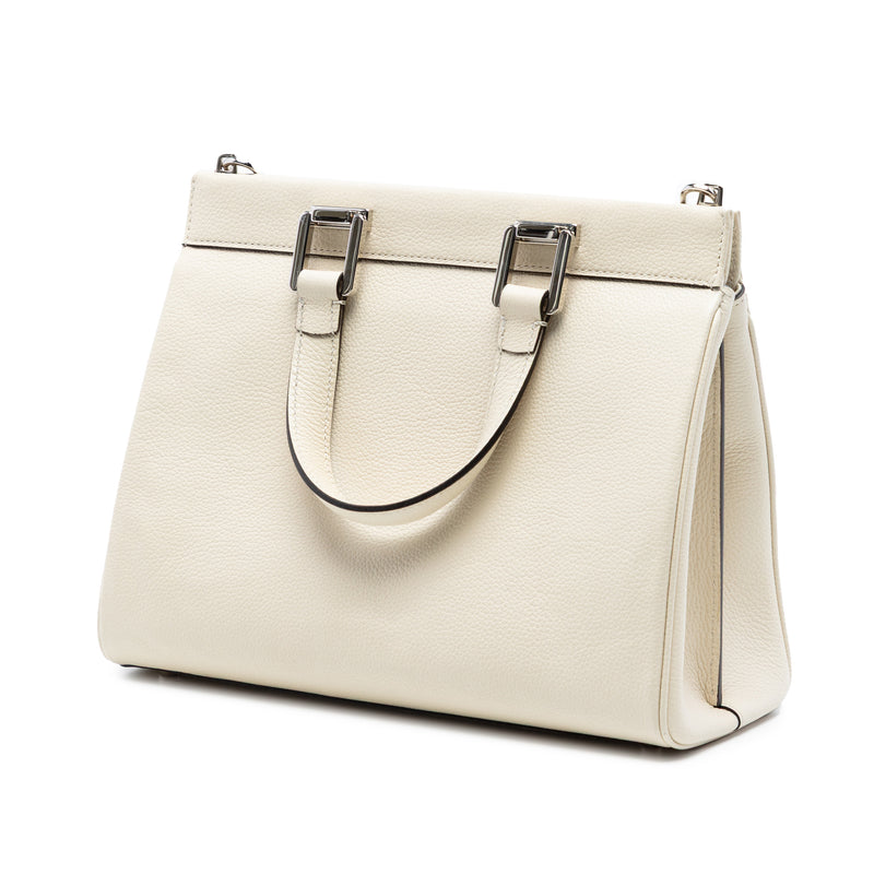 Small Grained Calfskin Zumi Top Handle Bag - Image 2