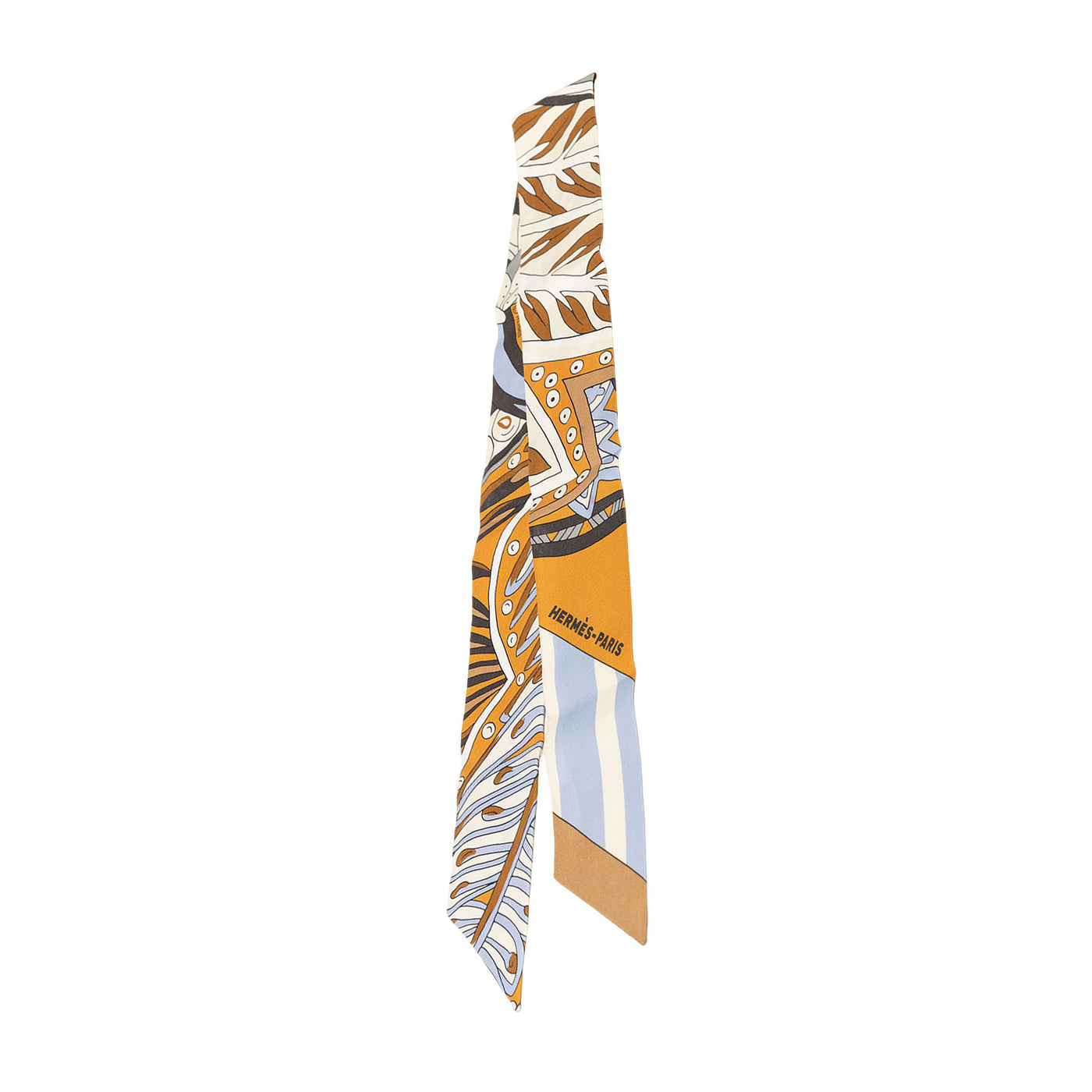 Le Jardin De La Maharani Silk Twilly Scarf - Image 1