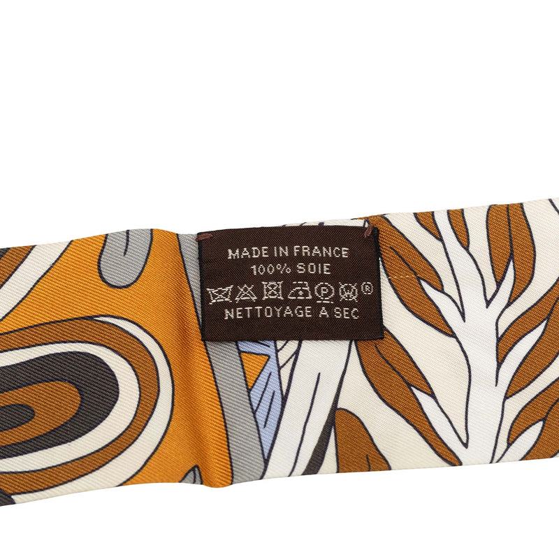 Le Jardin De La Maharani Silk Twilly Scarf - Image 3