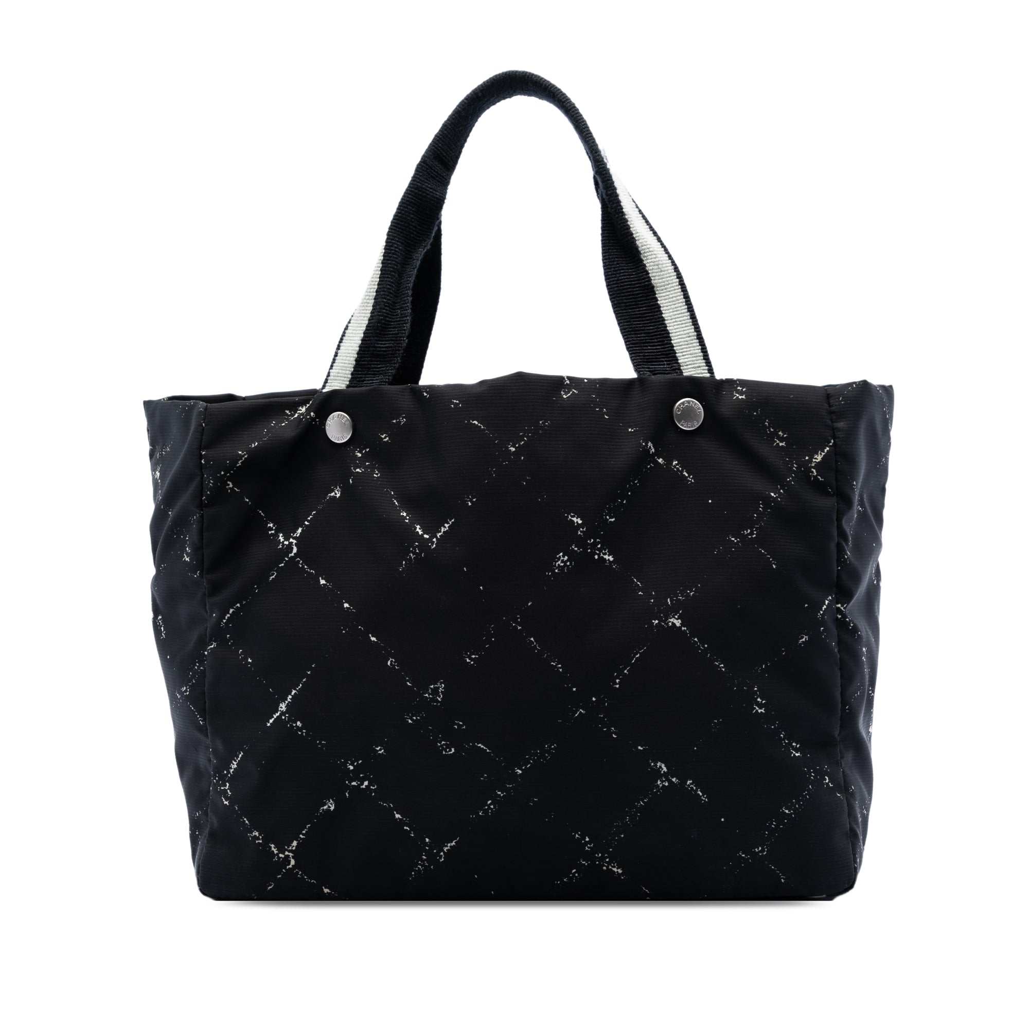 Old Travel Line Nylon Tote - Image 1