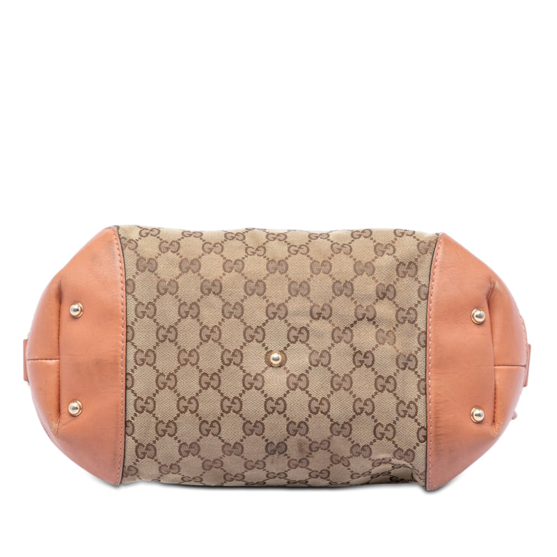 GG Canvas Heart Bit Satchel - Image 3