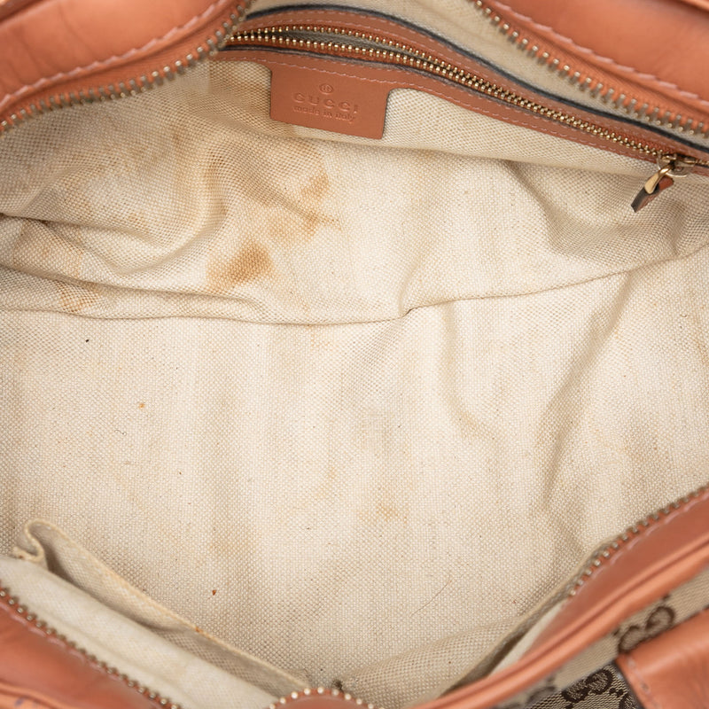 GG Canvas Heart Bit Satchel - Image 4