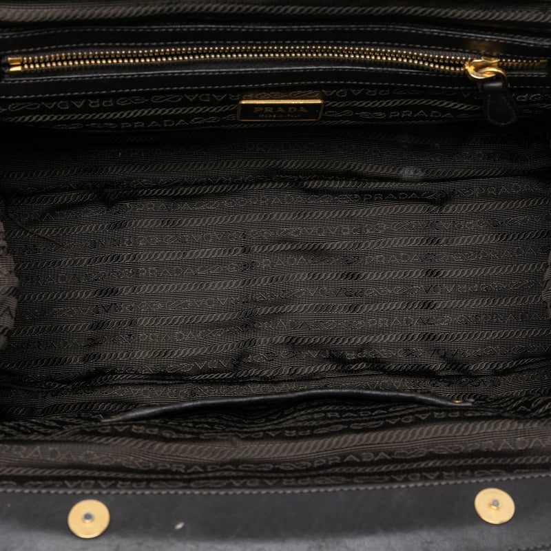 Tessuto Gaufre Frame Handbag - Image 4