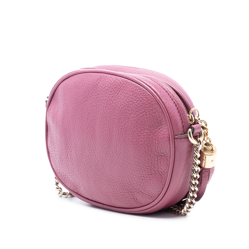 Mini Pebbled Calfskin Soho Chain Crossbody - Image 2