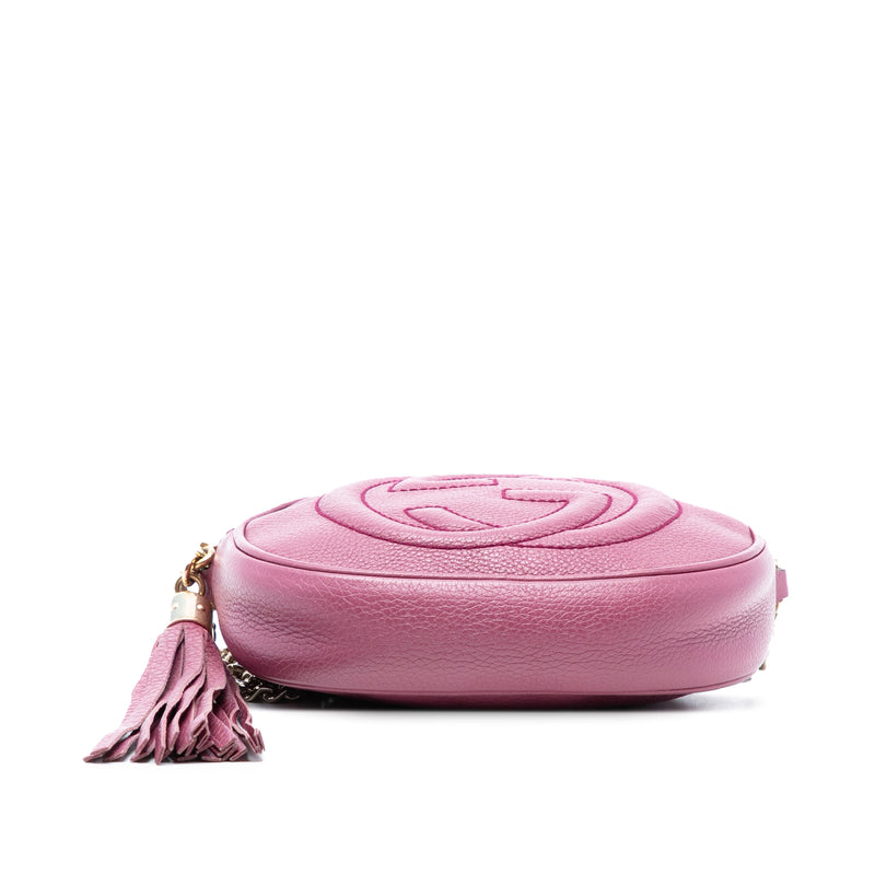 Mini Pebbled Calfskin Soho Chain Crossbody - Image 3