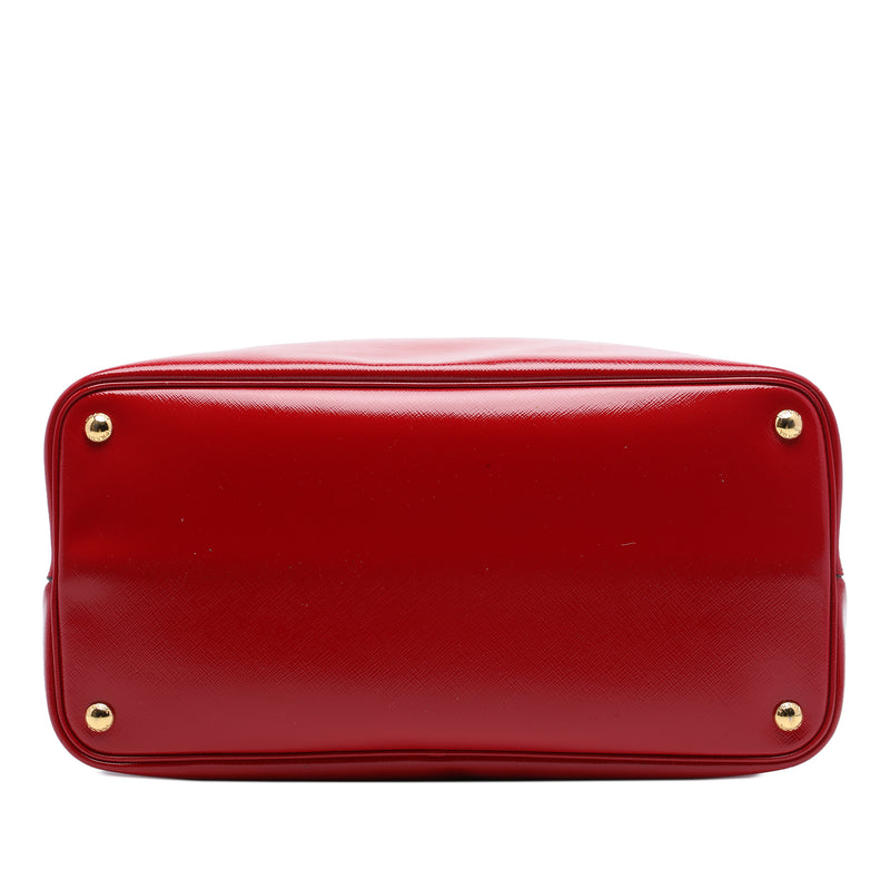 Medium Saffiano Vernice Double Satchel - Image 3