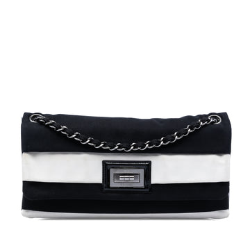 Striped Canvas Reissue 2.55 Single Flap - Image 1