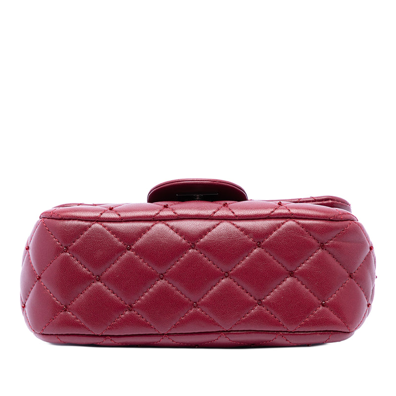 Extra Mini Rectangular Classic Lambskin Single Flap - Image 3