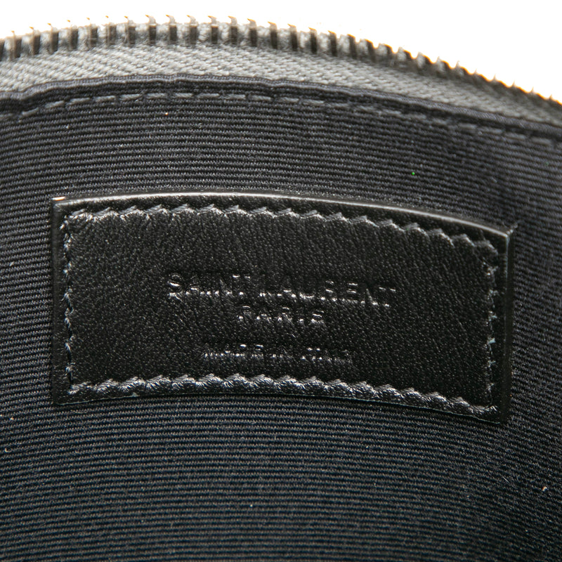 Leather Zip Clutch - Image 5