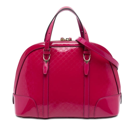 Small Microguccissima Patent Nice Dome Satchel - Image 1