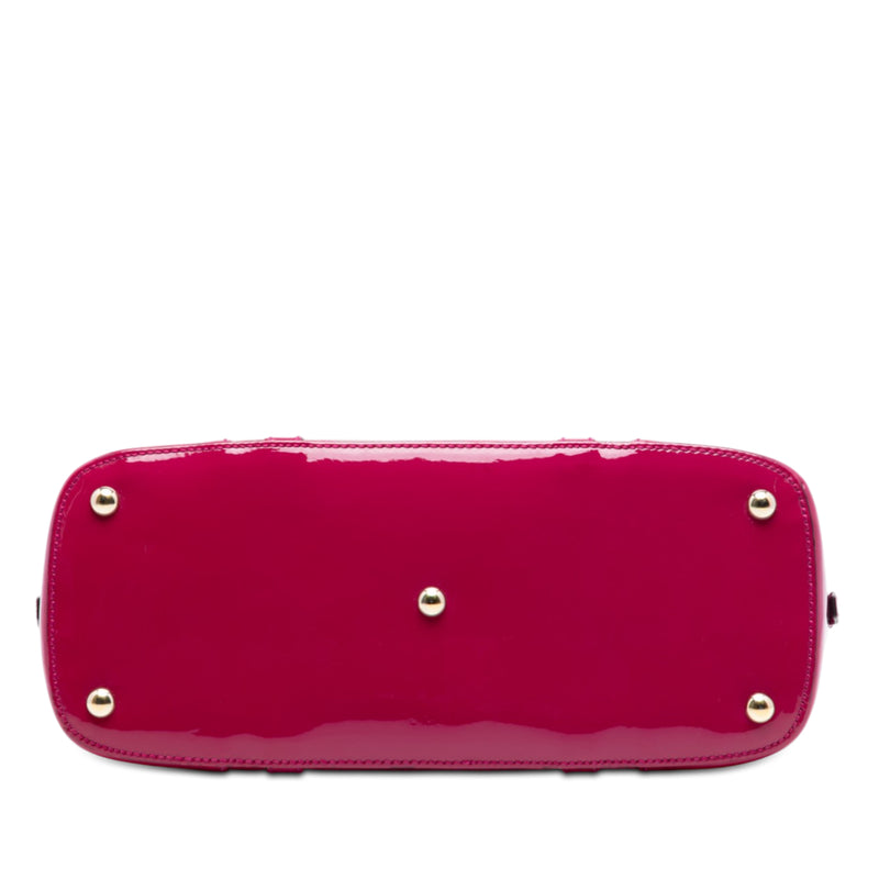 Small Microguccissima Patent Nice Dome Satchel - Image 3
