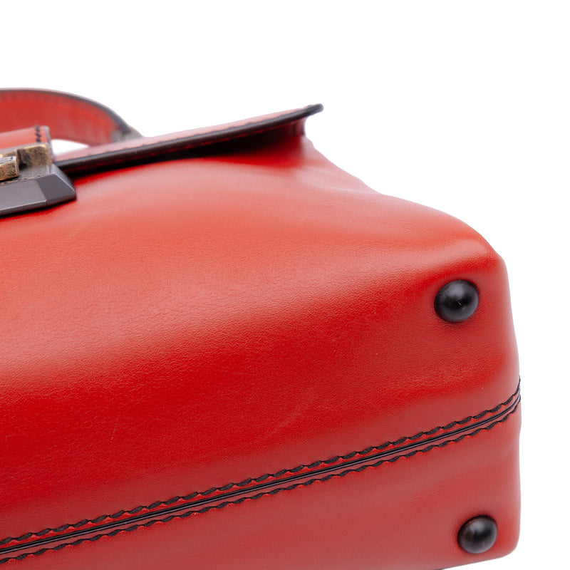Mini Intrecciato Trimmed Nappa Piazza Top Handle Satchel - Image 7