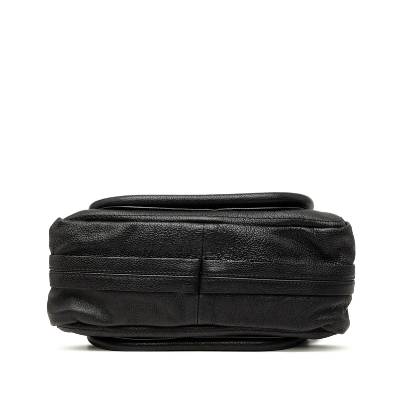 Small Pebbled Leather Paraty Satchel - Image 3