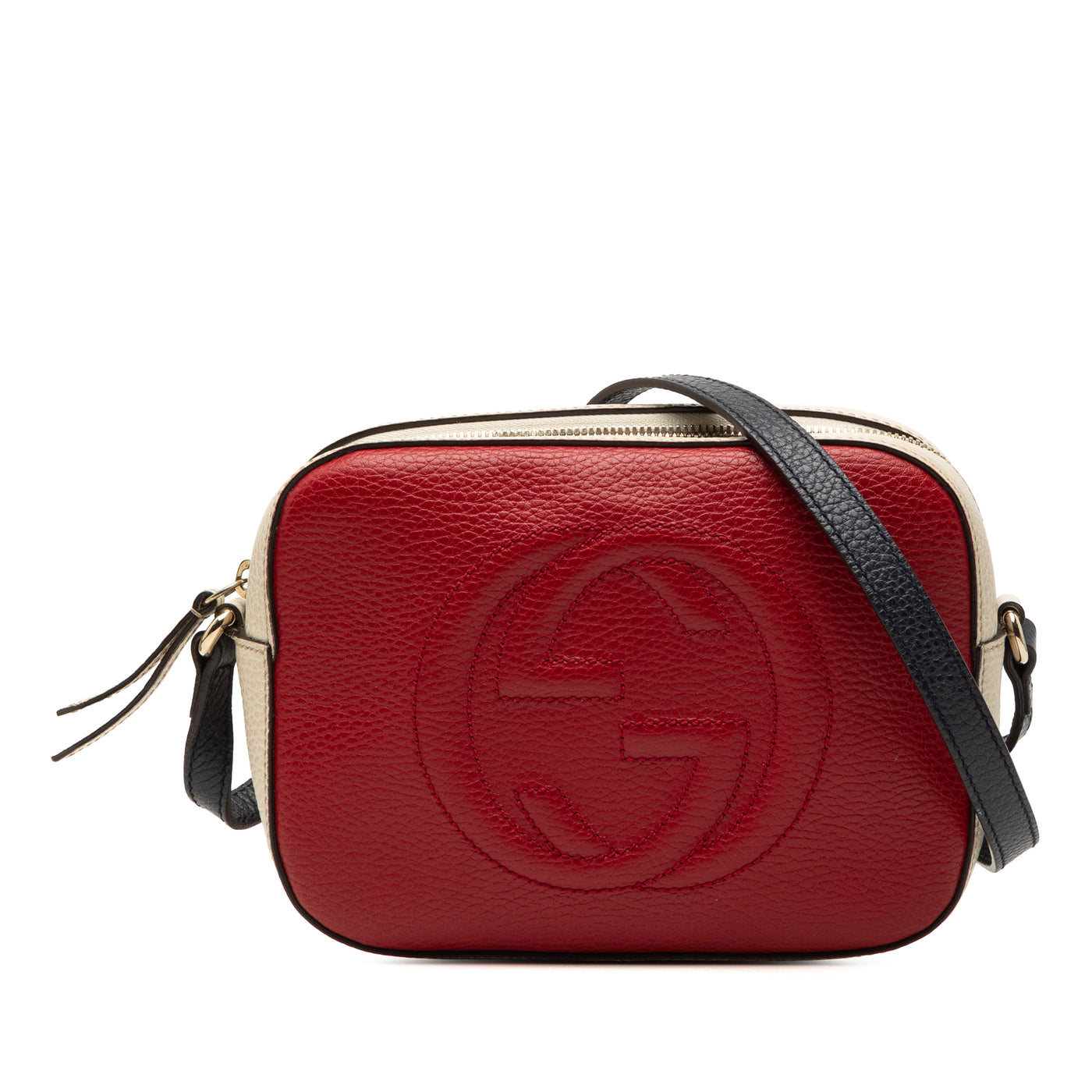 Small Tricolor Leather Soho Disco Crossbody - Image 1