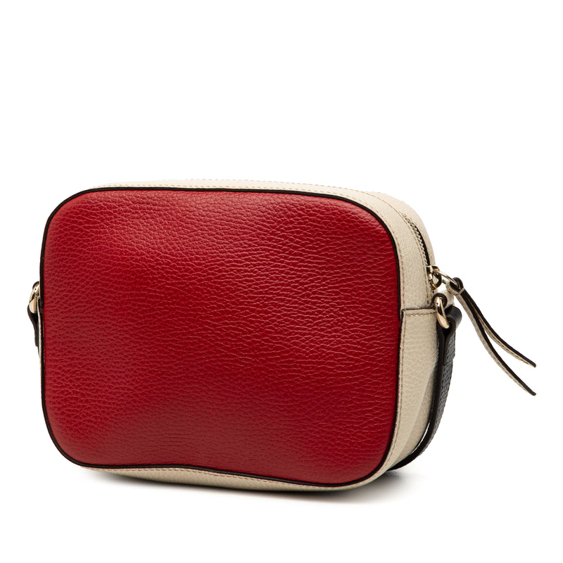 Small Tricolor Leather Soho Disco Crossbody - Image 2