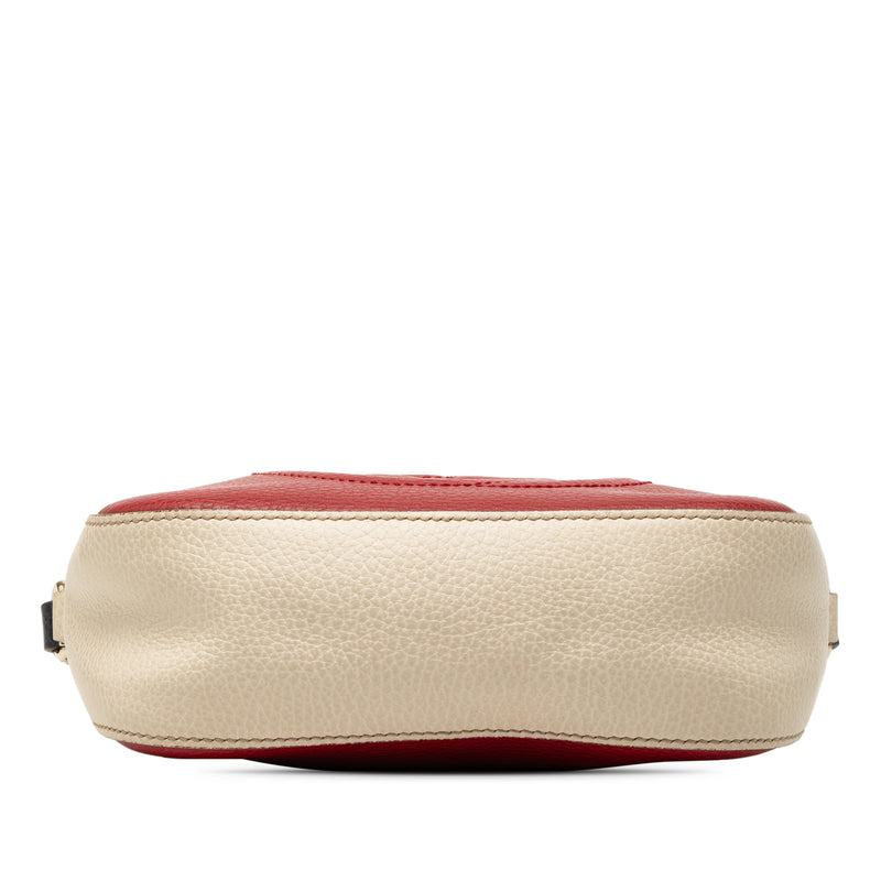 Small Tricolor Leather Soho Disco Crossbody - Image 3