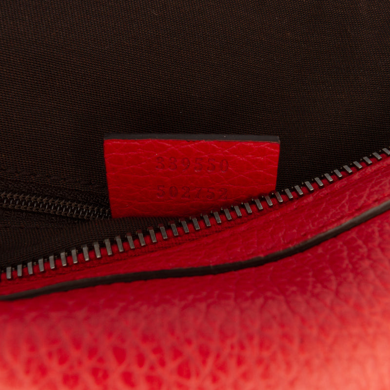 Leather GG Charm Satchel - Image 6