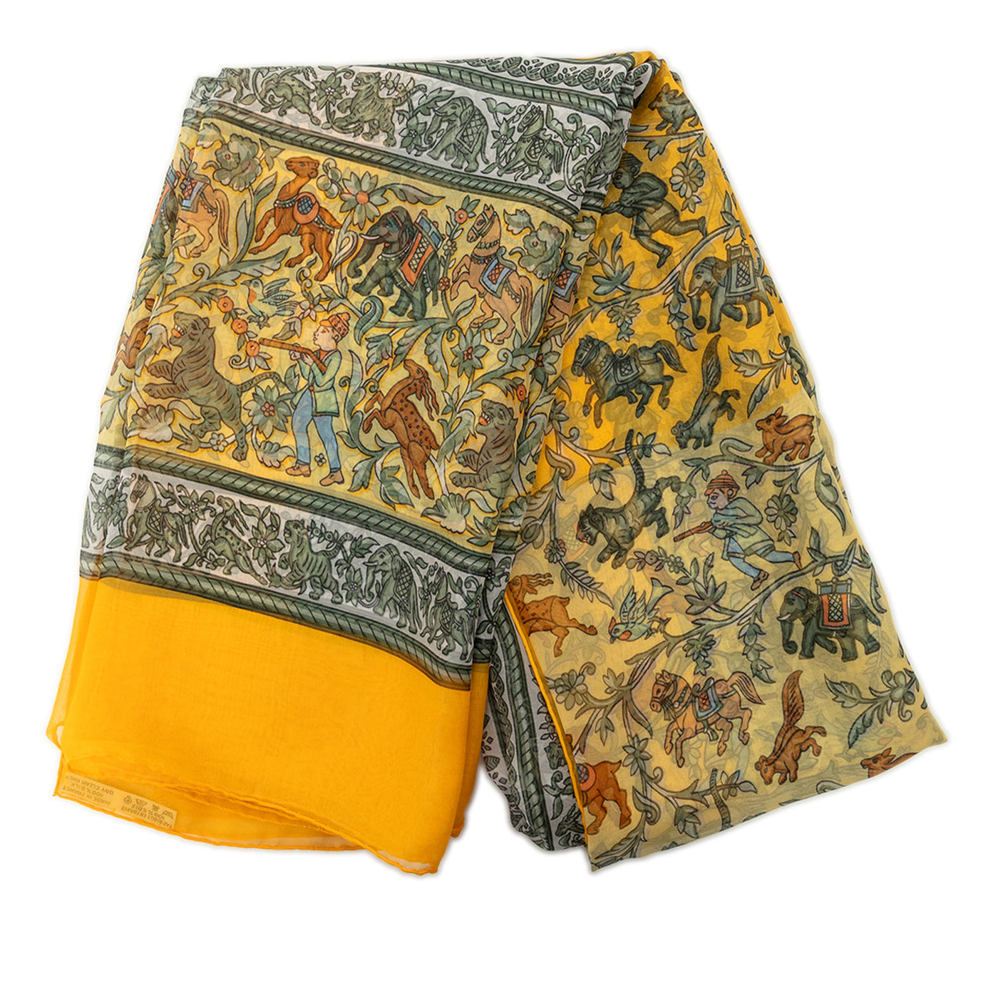 Chasse en Inde Silk Scarf 90 - Image 1