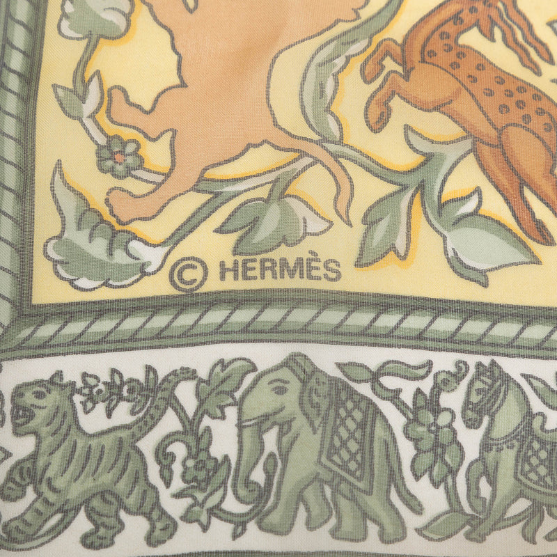 Chasse en Inde Silk Scarf 90 - Image 4