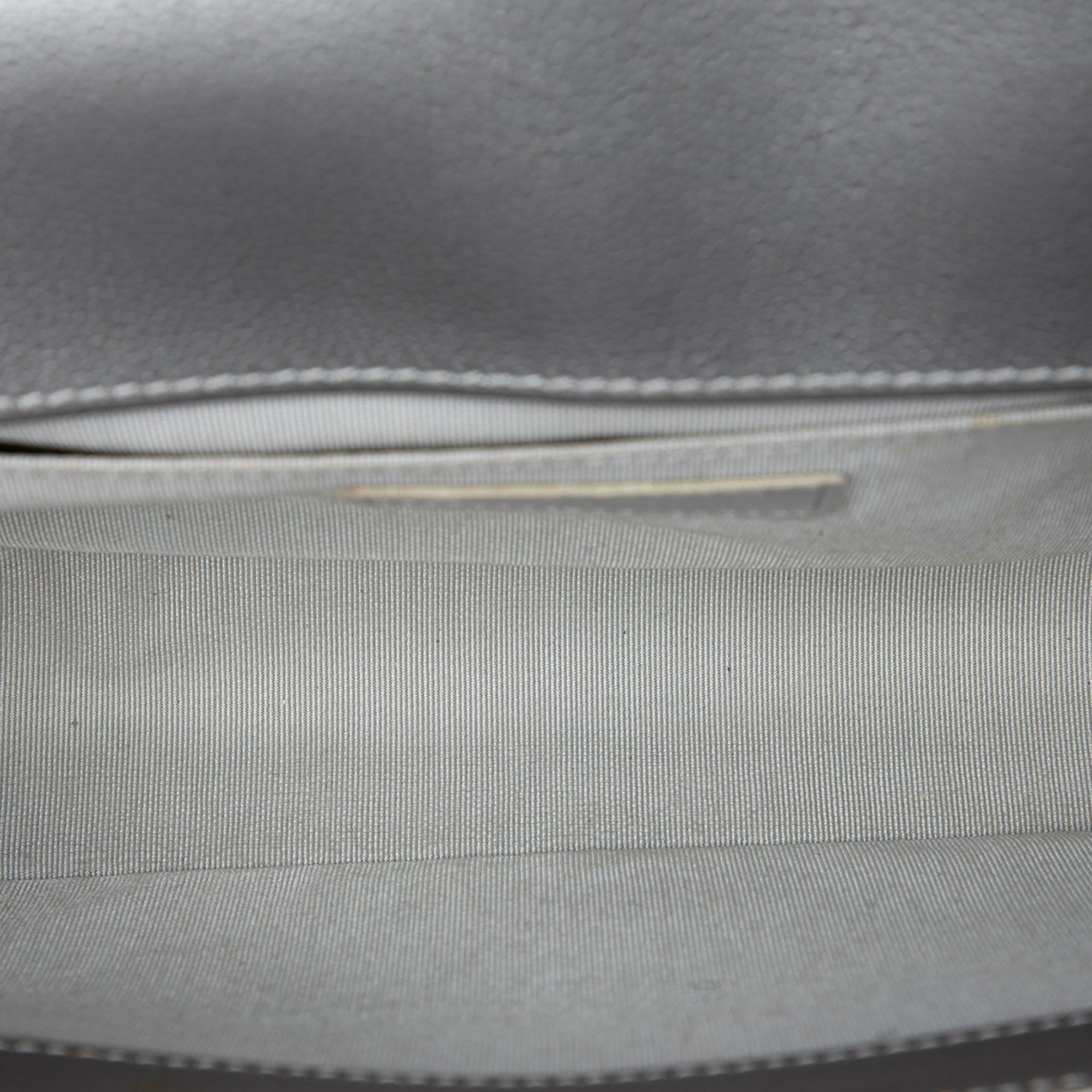 Old Medium Quilted Metallic Caviar Boy Flap - Image 4