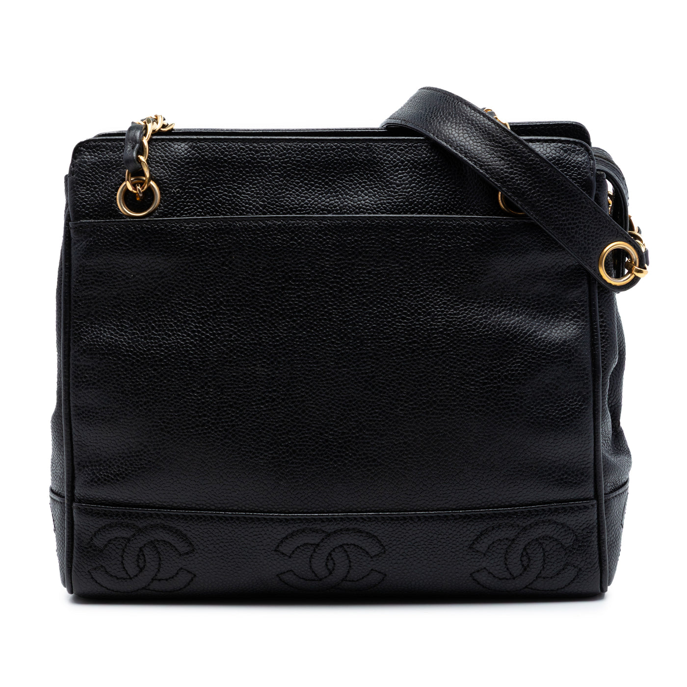 Triple CC Caviar Tote - Image 1