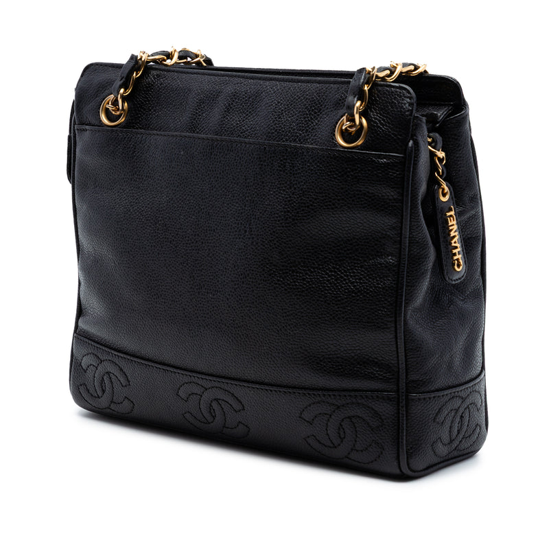 Triple CC Caviar Tote - Image 2