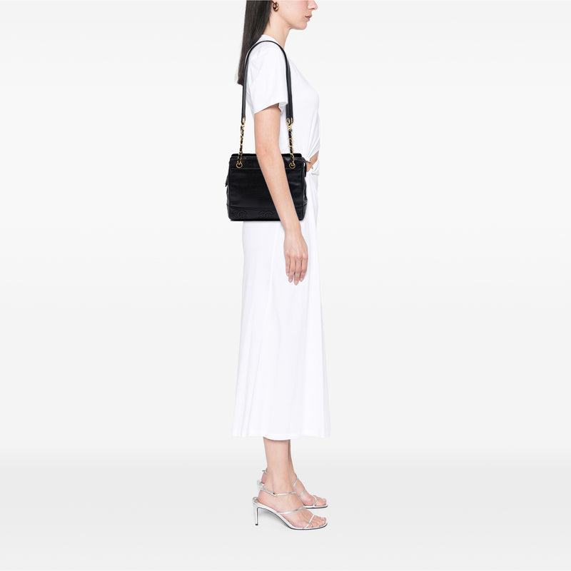 Triple CC Caviar Tote - Image 7