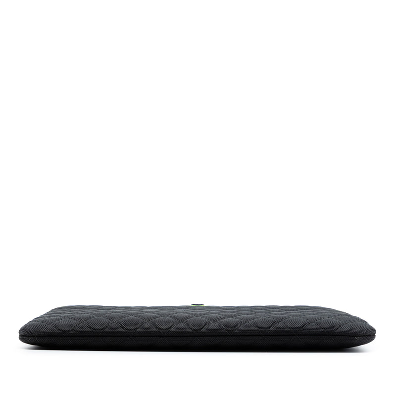 Large Quilted Nylon Fluo Boy O Case Clutch - Image 3