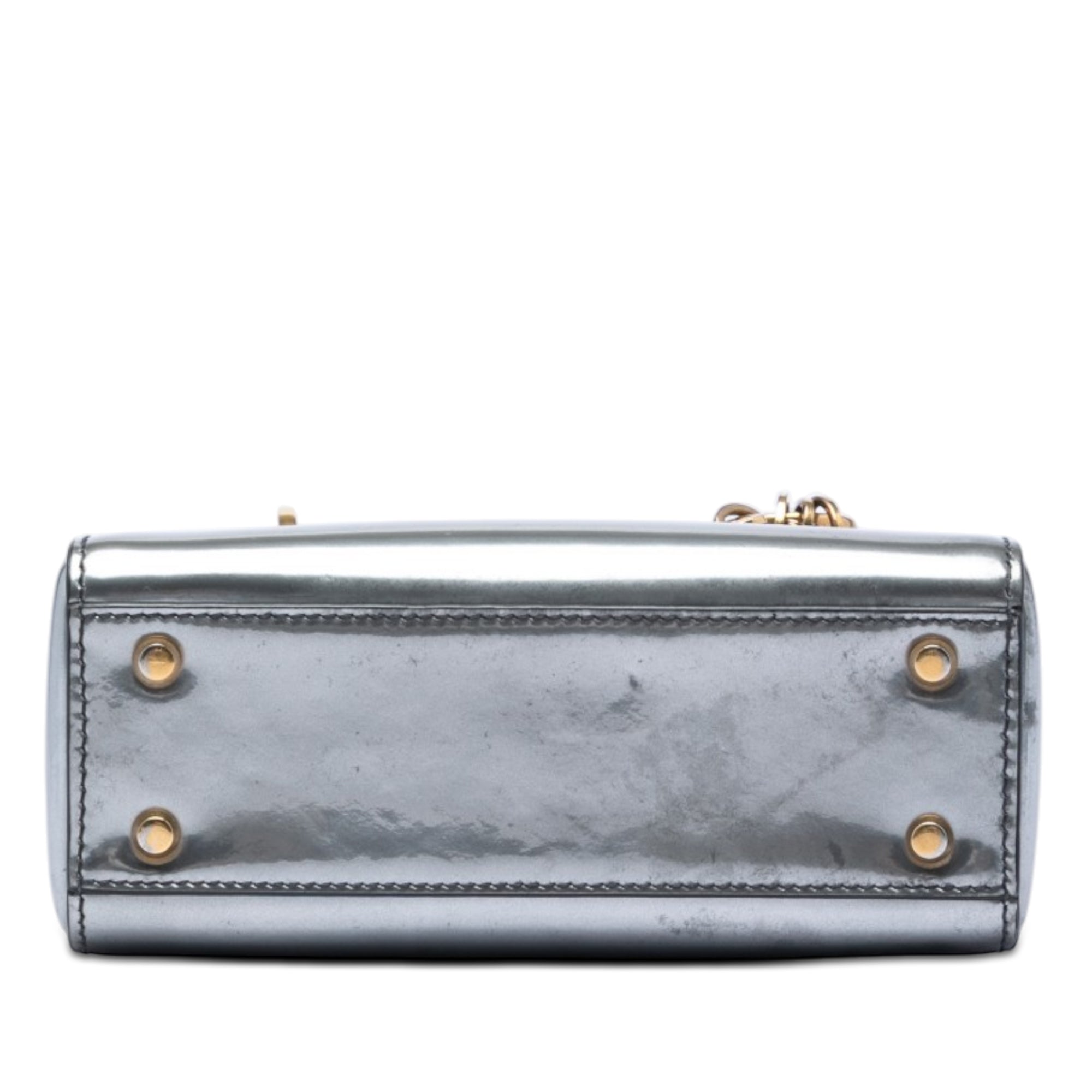Mini Metallic Patent Lady Dior - Image 3