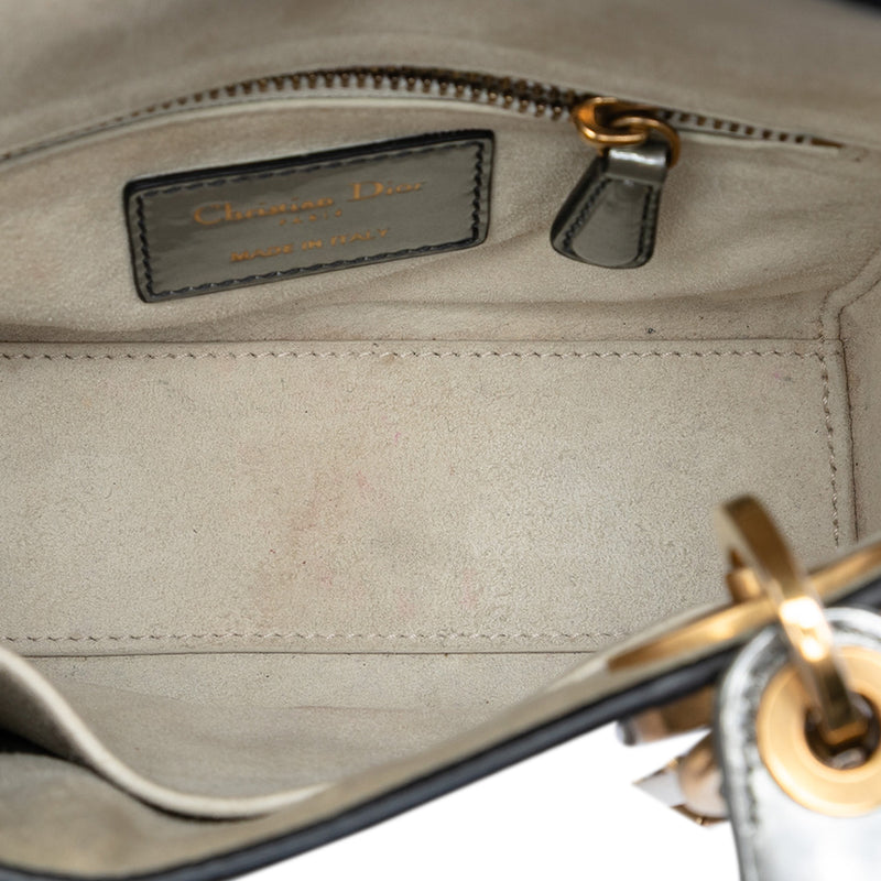Mini Metallic Patent Lady Dior - Image 4