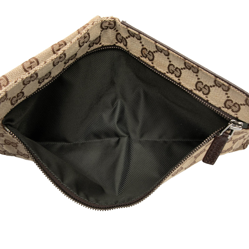 GG Canvas Double Pocket Belt Bag - Image 4