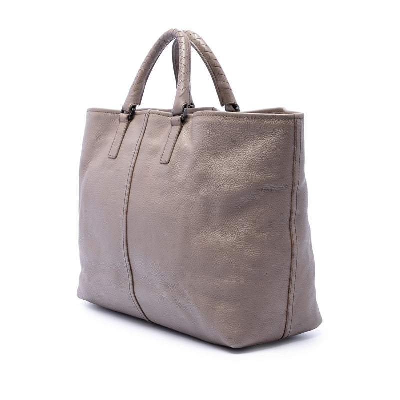 Calfskin Intrecciato Handle Tote - Image 2