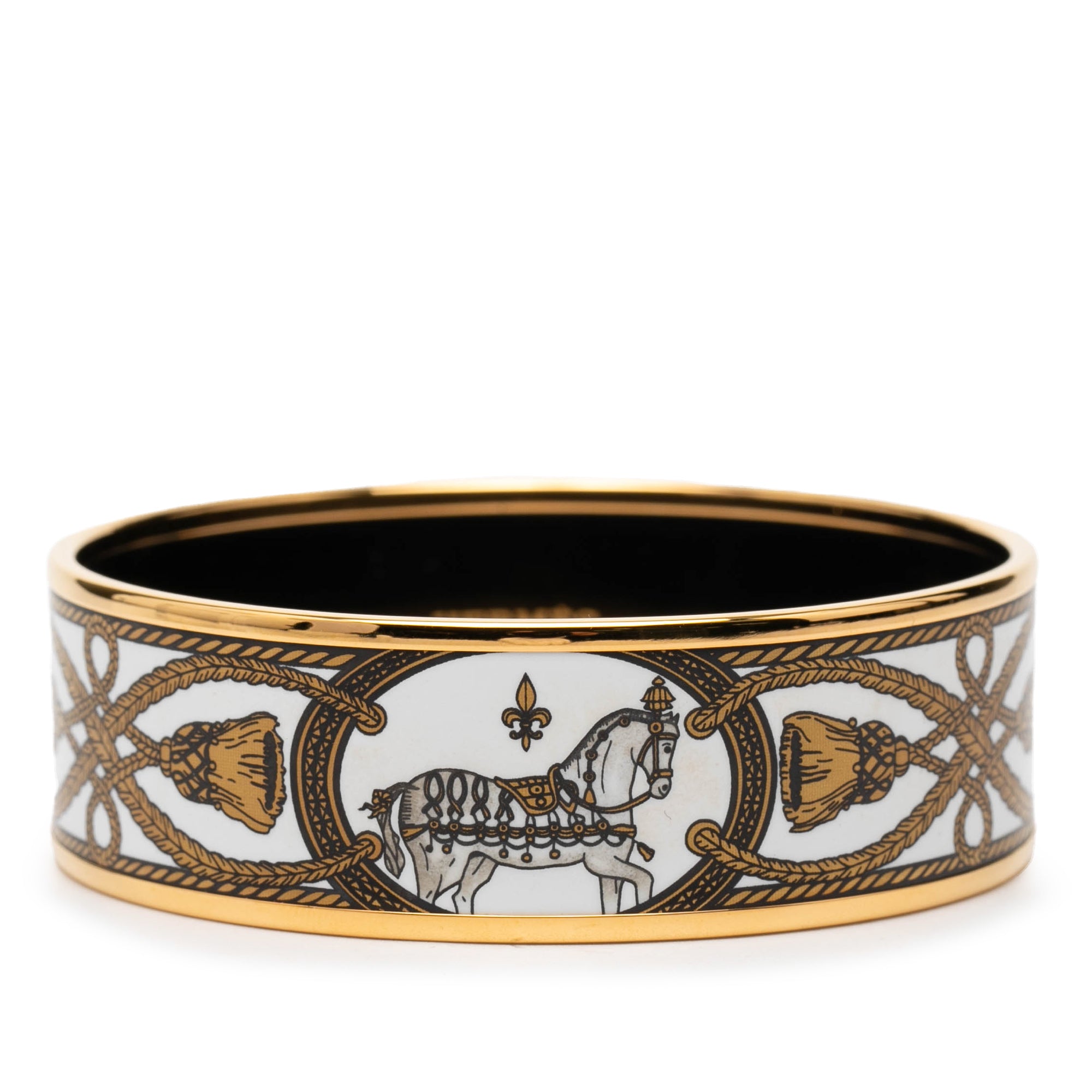Wide Enamel Grand Apparat Bangle 65 - Image 1